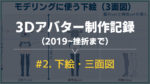 アイキャッチ：アバターの三面図
