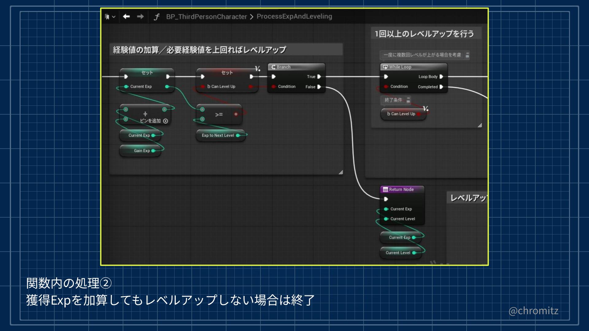 UE5.x #4_レベルアップ処理2